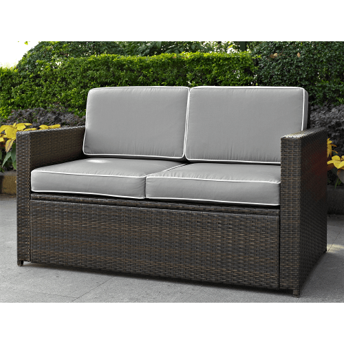 Crosley Palm Harbor Outdoor Wicker Loveseat