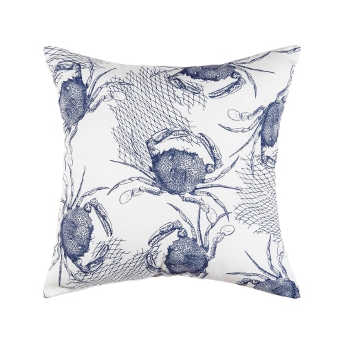 C&F Home Blue Crab Pillow