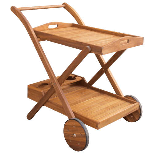 Leigh Country Sequoia Serving Cart with Tray
