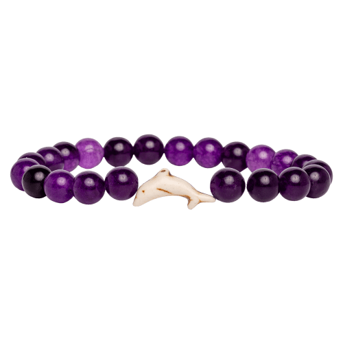 fahlo Odyssey Track-A-Dolphin Purple Echo Bracelet