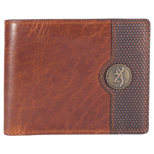 Browning Western Brass Buck Bifold Wallet