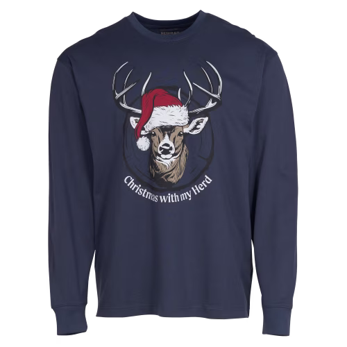 RedHead Deer Christmas Long-Sleeve T-Shirt for Men