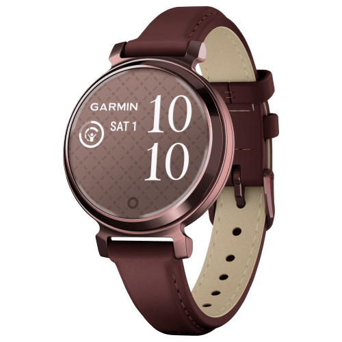 Garmin Lily 2 Classic Smartwatch with Leather Band for Ladies