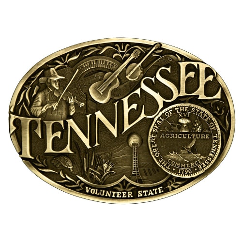 Montana Silversmiths Tennessee State Heritage Attitude Buckle
