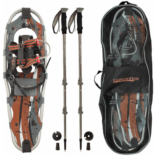 Expedition Outdoors Truger Trail Series Snowshoe Trekking Kit