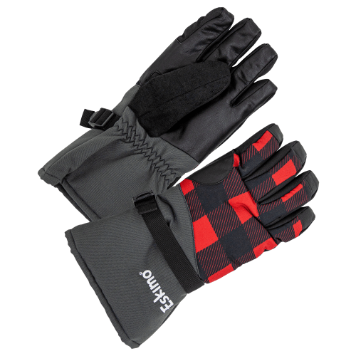 Eskimo Buffalo Plaid Cold-Weather Gloves
