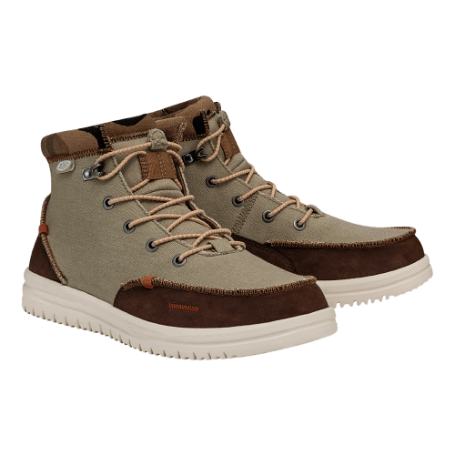 HEYDUDE Bradley Waxed Canvas Casual Boots for Men