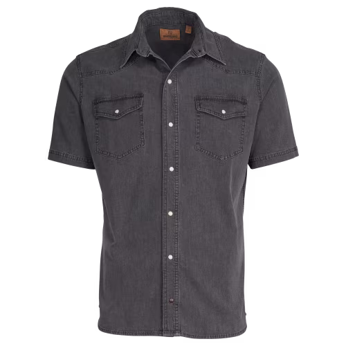 RedHead Ranch Muleshoe Denim Short-Sleeve Shirt for Men