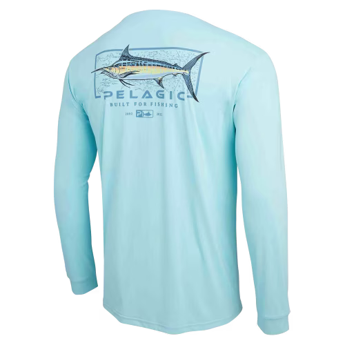 Pelagic Aquatek Marlin Mind Long-Sleeve Shirt for Men