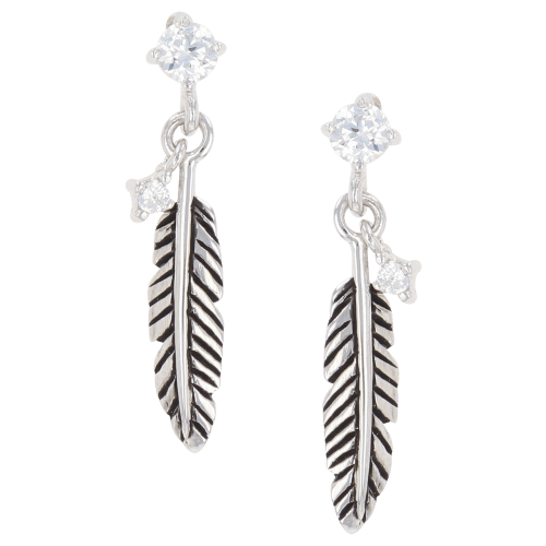 Montana Silversmiths Feather Whispers Earrings