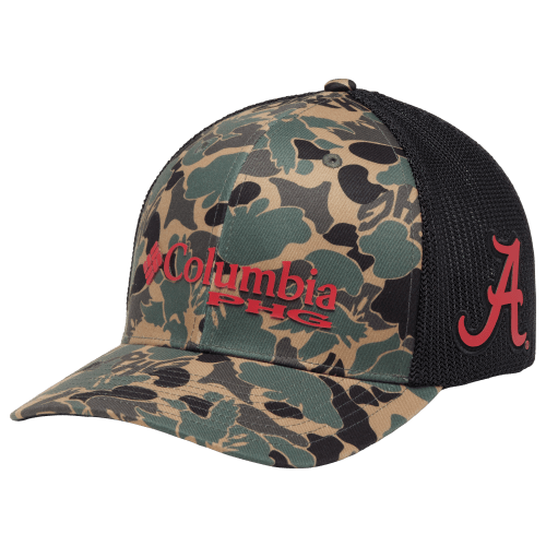 Columbia PHG Camo Mesh Collegiate Ball Cap