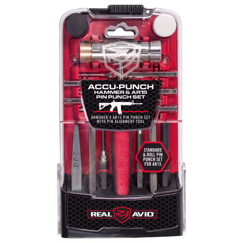 Real Avid Accu-Punch Hammer and AR15 Pin Punch Set