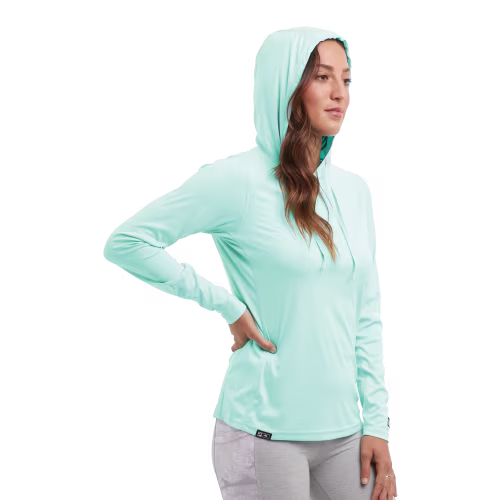 Pelagic VaporTek Hooded Long-Sleeve Fishing Shirt for Ladies