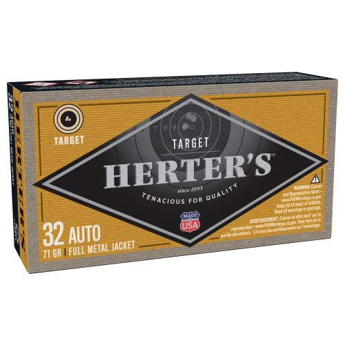 Herter's Target .32 Auto 71 Grain Handgun Ammo