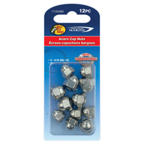 Bass Pro Shops Stainless Steel Acorn Cap Nuts