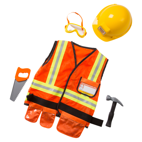 Melissa & Doug Construction Worker Costume Set