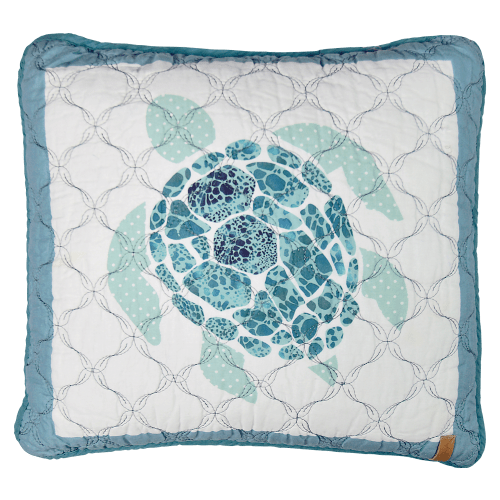 Donna Sharp Summer Surf Sea Turtle Decorative Pillow