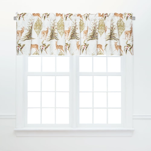 C&F Home Reindeer Tracks Bedding Collection Valance