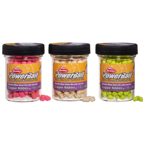 Berkley PowerBait Chroma-Glow Crappie Nibbles