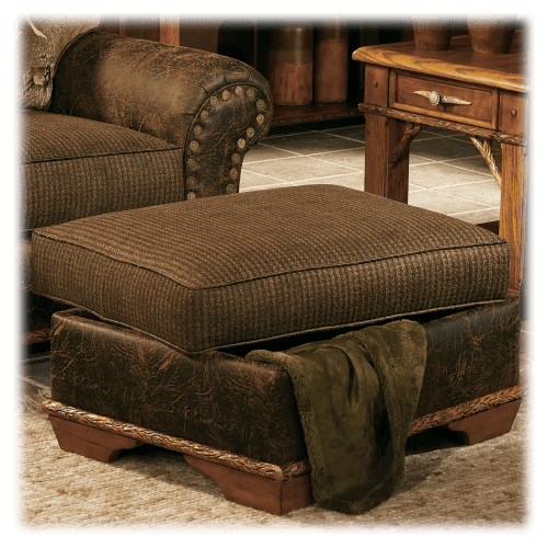Modern of Marshfield Whitetail Ridge Furniture Collection Storage Ottoman