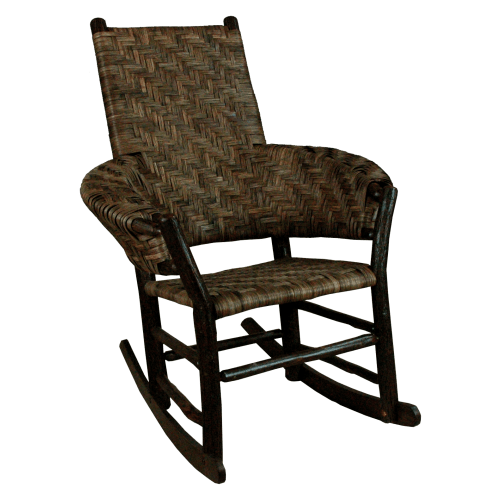 Old Hickory Furniture No. 67 Grove Park Rocker Wicker Rocking Chair
