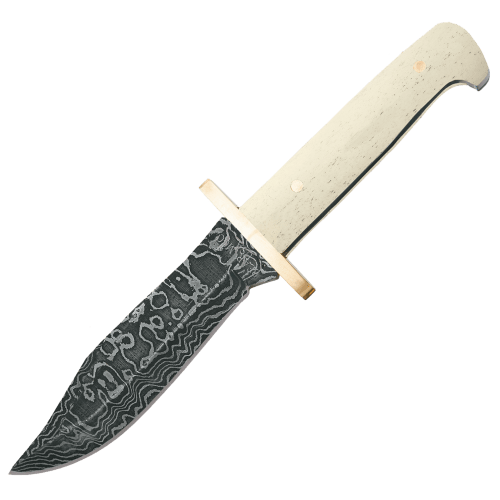Bear & Son Cutlery Damascus Baby Bowie Knife
