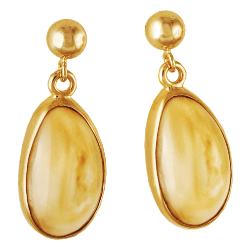 Frontier Collection Custom 10-Kt. Elk Ivory Earrings