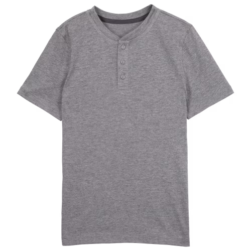 Outdoor Kids Short-Sleeve Henley for Toddlers or Boys
