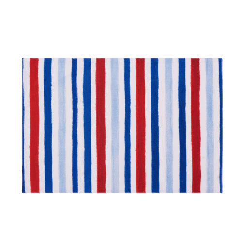 C&F Home Watercolor Patriotic Striped Placemat Set