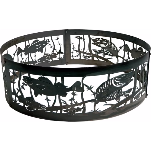 P&D Metal Works Fishing Hole Campfire Ring