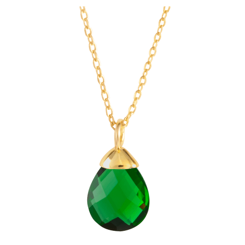 Amanda Blu May Birthstone Charm Necklace