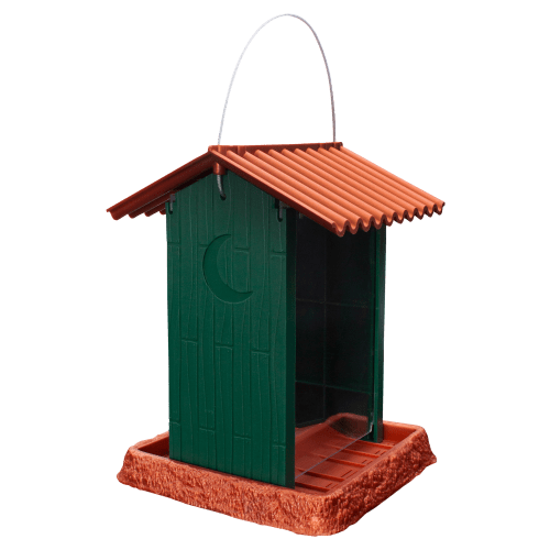 North States Village Collection Green Hopper Bird Feeder