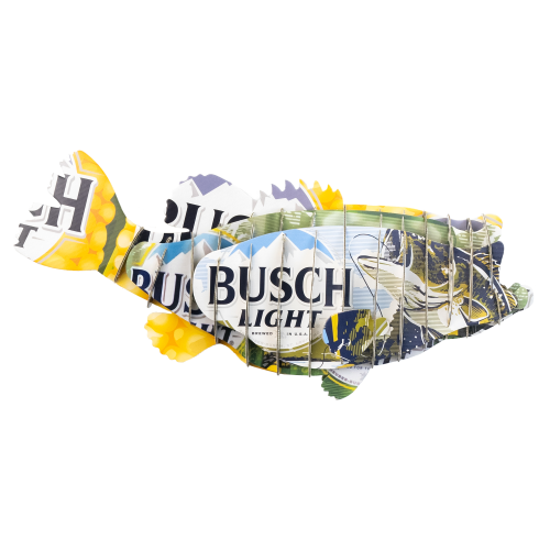 Beer Deer Beer Bass Busch Beer Cardboard Box Wall Mount