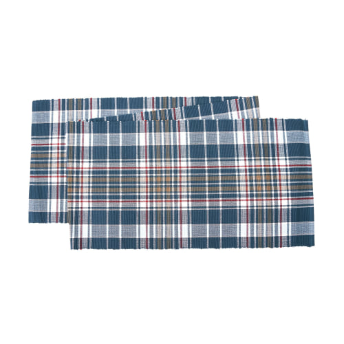 C&F Home Lawson Lake Plaid Table Runner