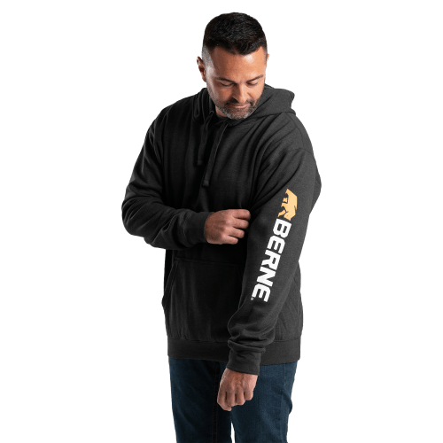 Berne Signature Sleeve Hooded Pullover for Men