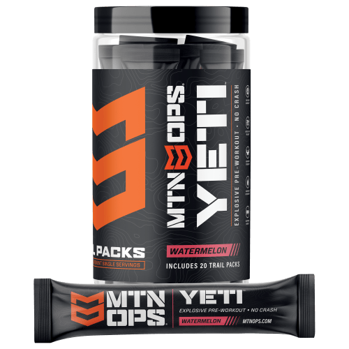 MTN OPS Yeti Explosive Pre-Workout Trail Packs
