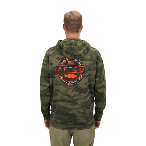 AFTCO Bass Patch Long-Sleeve Hoodie for Men
