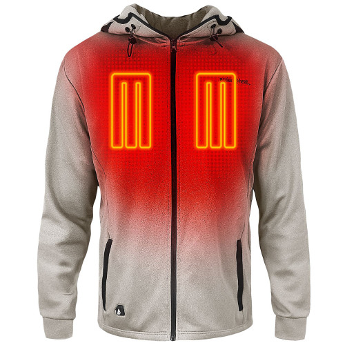 ActionHeat 5V Battery-Heated Slim-Fit Long-Sleeve Hoodie for Men