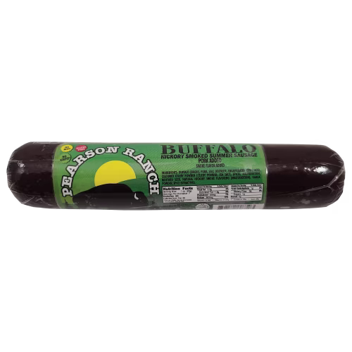 Pearson Ranch Hickory Smoked Buffalo Summer Sausage