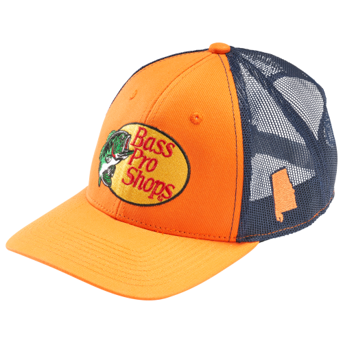 Bass Pro Shops Logo and Alabama Patch Snapback Cap
