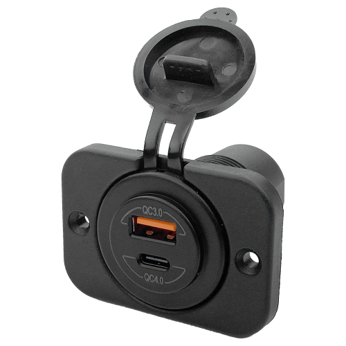 Bass Pro Shops Panel Mounted Dual USB Charging Socket