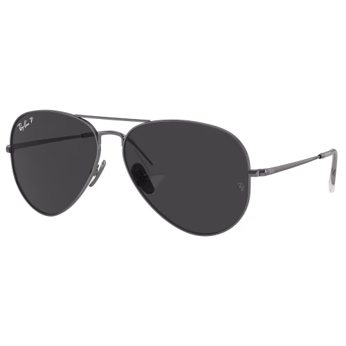 Ray-Ban Aviator Titanium RB8089 Glass Polarized Sunglasses