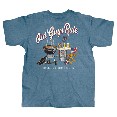 Old Guys Rule Still Grillin Short-Sleeve T-Shirt for Men