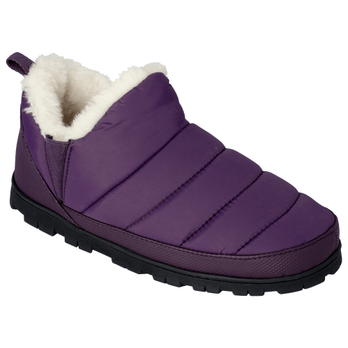 Natural Reflections Quilted Nylon Booties for Ladies