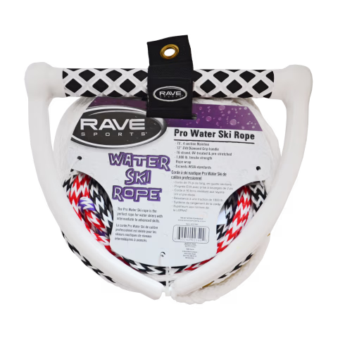 RAVE Sports Pro Water Ski Rope with NBR Tractor Grip