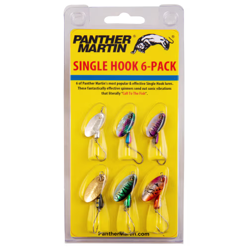 Panther Martin Single Hook Spinner 6-Pack Kit