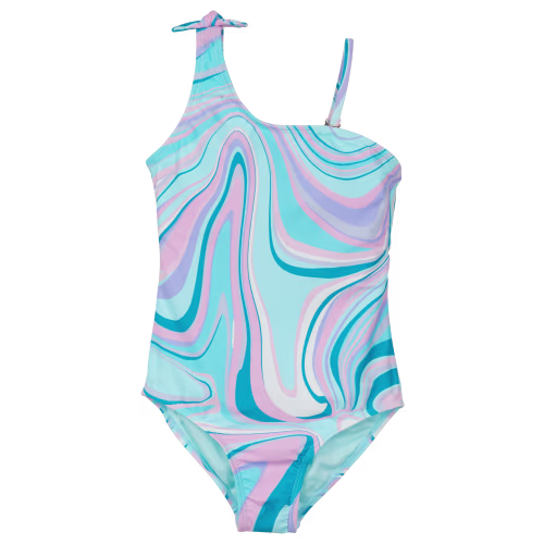 Raisins 1-Piece Convertible 1-Shoulder Swimsuit for Kids