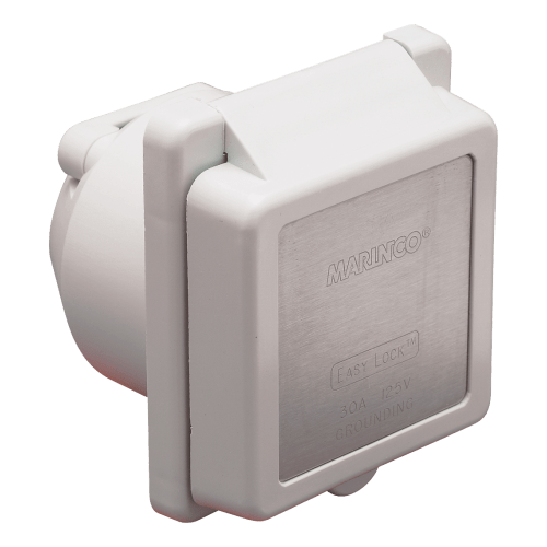 Marinco 30A Plastic Shore Power Inlet