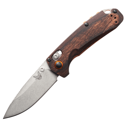 Benchmade North Fork Folding Knife with Stabilized Wood Scales