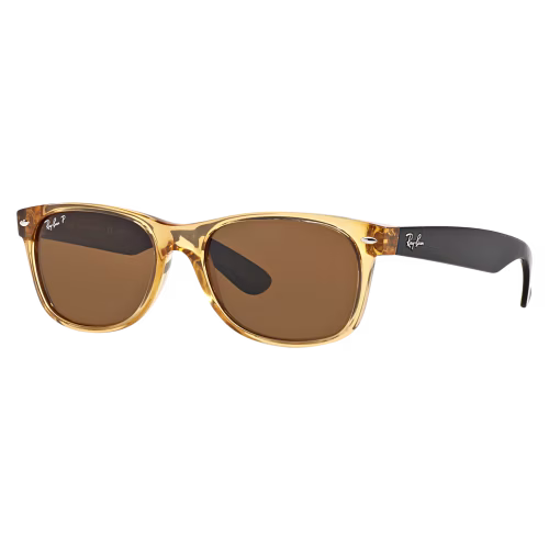 Ray-Ban New Wayfarer Bicolor RB2132 Glass Polarized Sunglasses